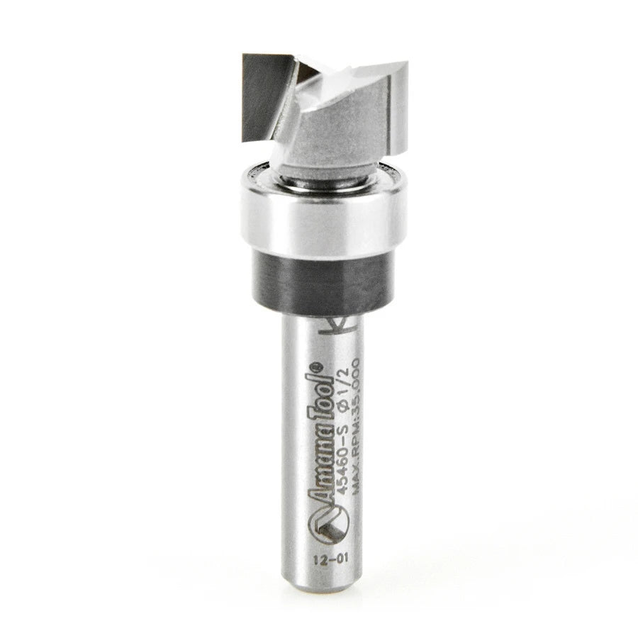 Amana Tool - 45460-S - PLUNGE 1/2" DIA. W/BBx 1/4"SHK