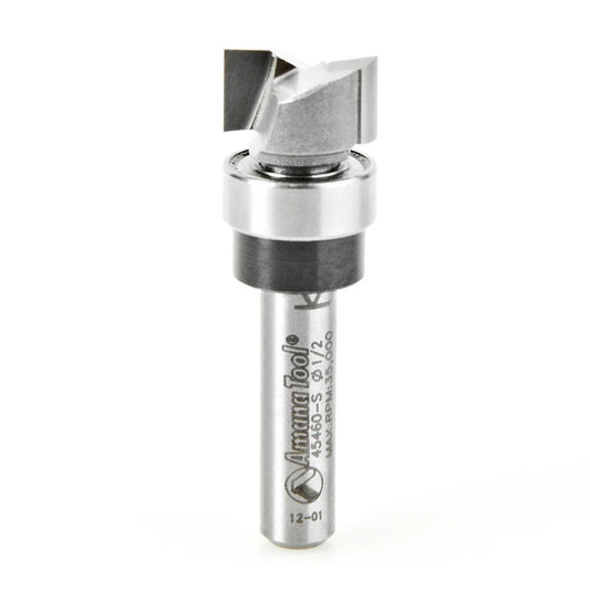 Amana Tool - 45460-S - PLUNGE 1/2" DIA. W/BBx 1/4"SHK
