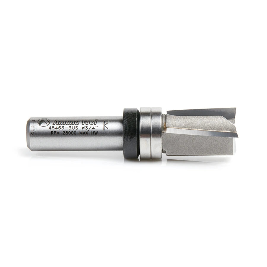 Amana Tool - 45463-3US - PLUNGE 3/4 DIA UPPER BB 1/2SHK