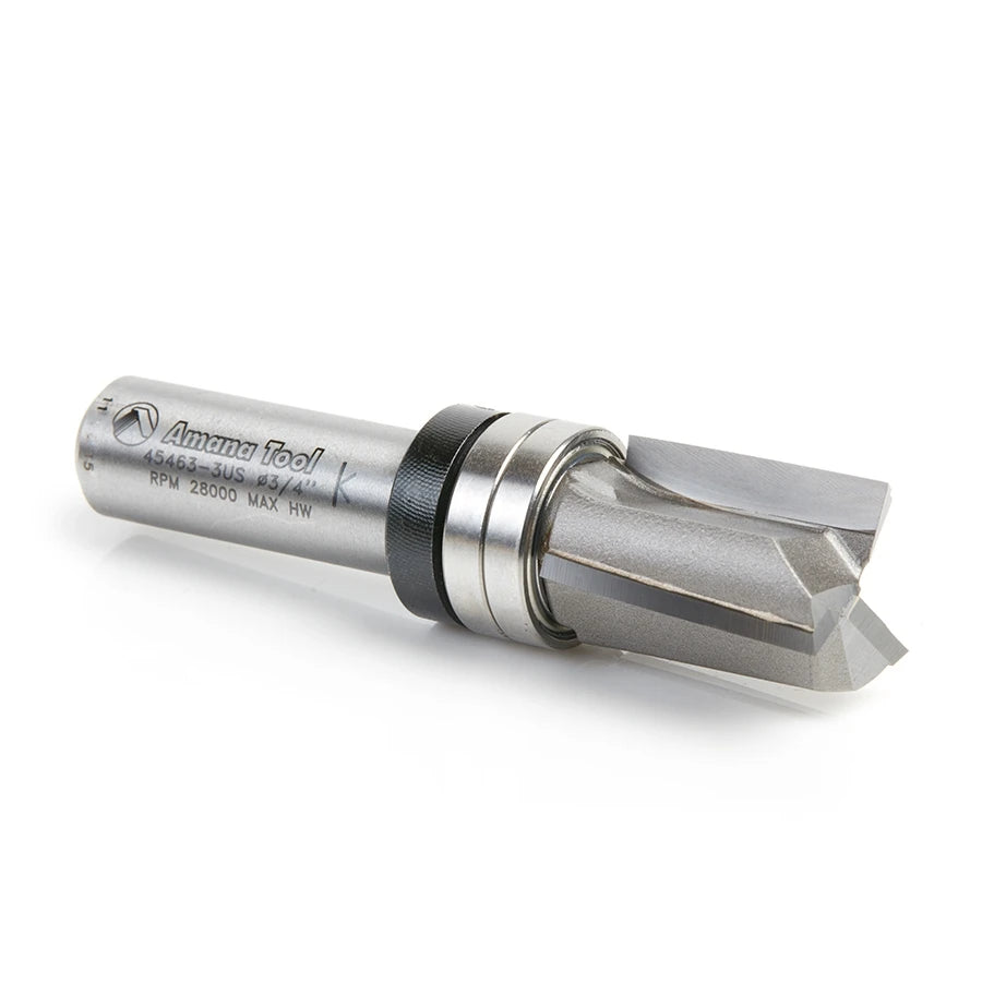 Amana Tool - 45463-3US - PLUNGE 3/4 DIA UPPER BB 1/2SHK