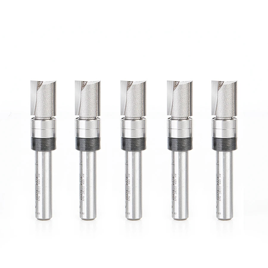 Amana Tool - 45475-5 - 5PC PLUNGE 3/8" DIA.1/4" SHANK