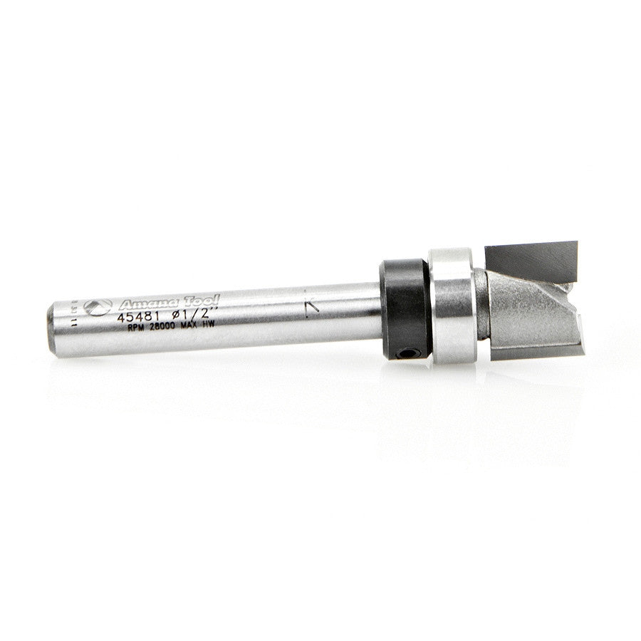 Amana Tool - 45481 - PLUNGE 1/2 DIA UPPER BB 1/4SHK