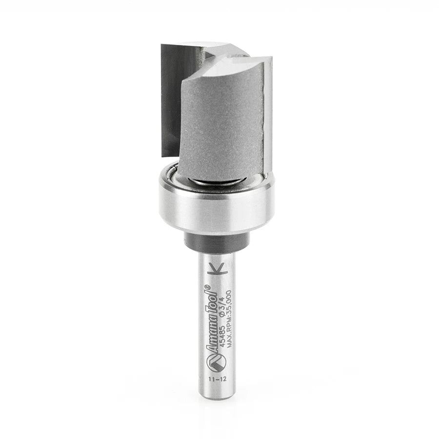 Amana Tool - 45485 - PLUNGE 3/4 DIA UPPER BB 1/4SHK