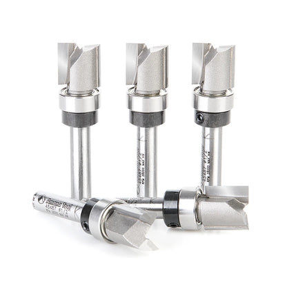 Amana Tool - 45487-5 - 5 PC PLUNGE 1/2 DIA X1/4 SHANK