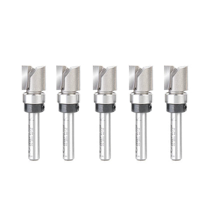 Amana Tool - 45487-5 - 5 PC PLUNGE 1/2 DIA X1/4 SHANK