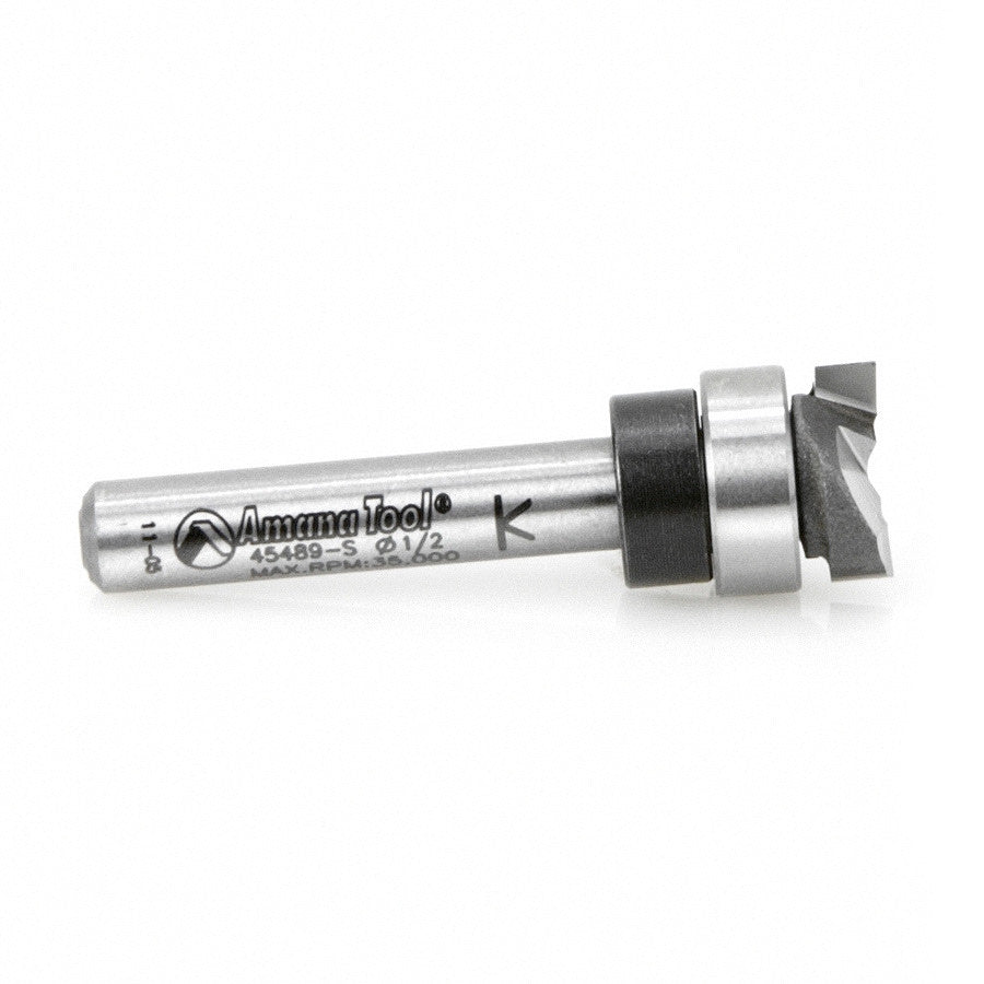 Amana Tool - 45489-S - TEMPLATE W/ UPPER BB 1/2 X 1/8