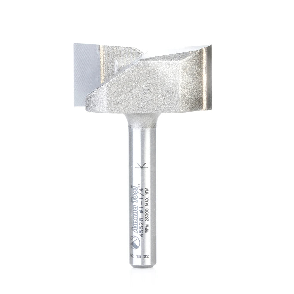 Amana Tool - 45528 - 1-1/4"D 2FL SURFACING 1/2" SHK