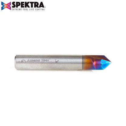 Amana Tool - 45625-K - 90D V GROOVE 1/4"X1/4"SHK SPEK