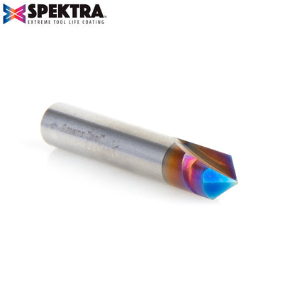 Amana Tool - 45625-K - 90D V GROOVE 1/4"X1/4"SHK SPEK