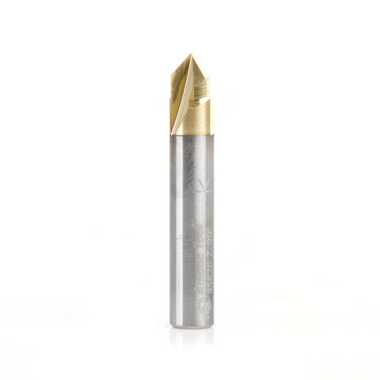 Amana Tool - 45626-Z - 3FL 90DVGROOVE 1/4Dx1/4"SK ZrN