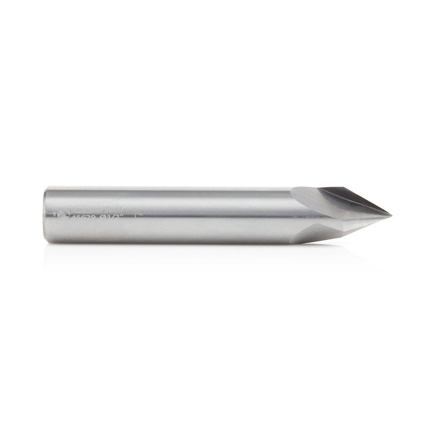 Amana Tool - 45629 - 60D V GROOVE 3FL 1/2"Dx1/2"SHK