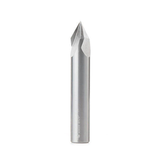 Amana Tool - 45629 - 60D V GROOVE 3FL 1/2"Dx1/2"SHK