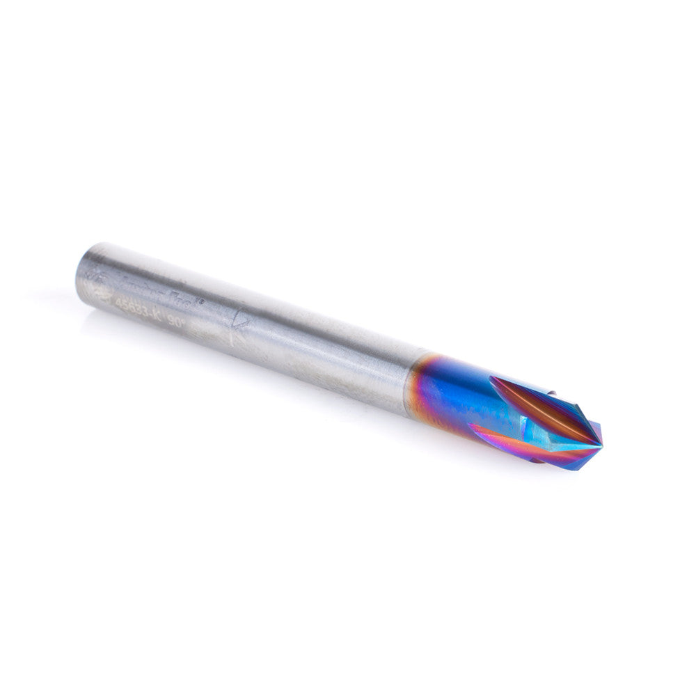 Amana Tool - 45633-K - 90 DV GROOVE 4FL 1/4"D SPEKTRA