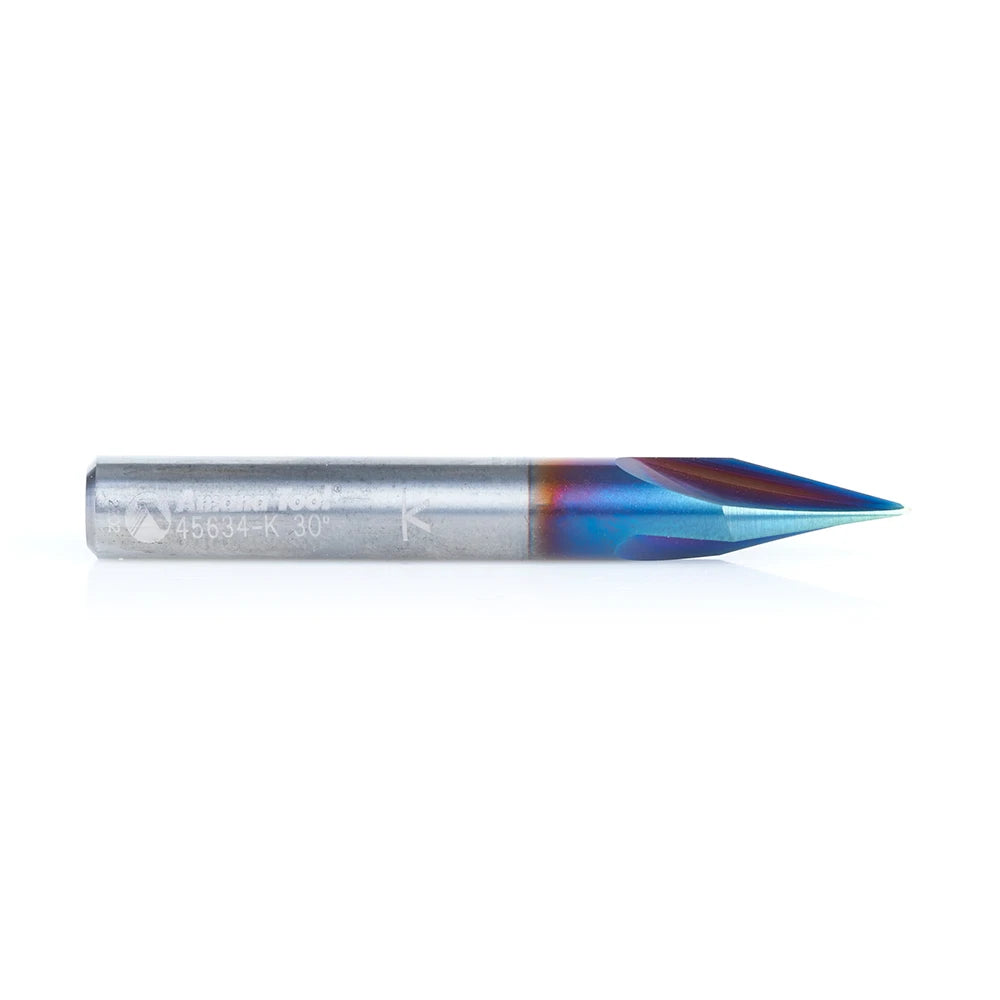 Amana Tool - 45634-K - 30D V GROOVE 3FL 1/4"D SPEKTRA