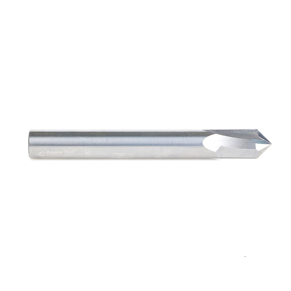 Amana Tool - 45637 - 90D V GROOVE 2FL 3/8"Dx3/8"SHK