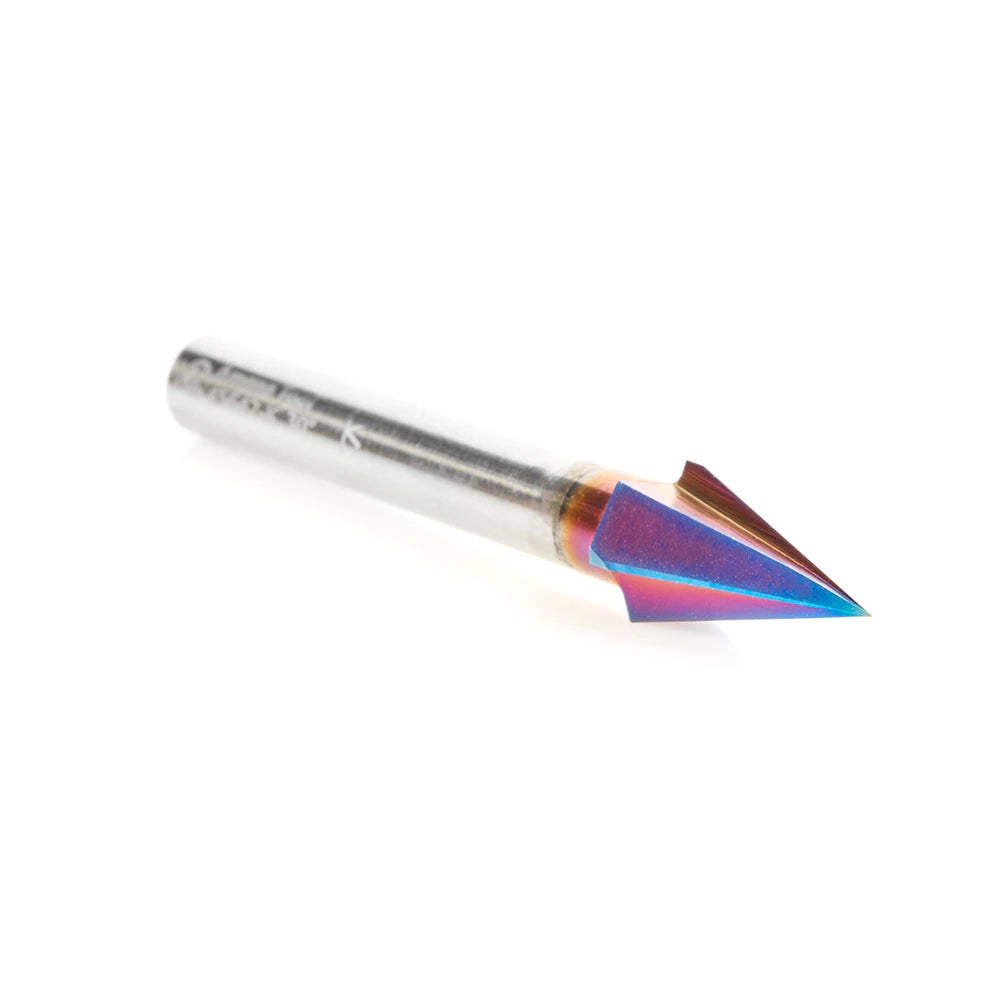Amana Tool - 45642-K - 30D V GROOVE 3FL 1/4"D SPEKTRA