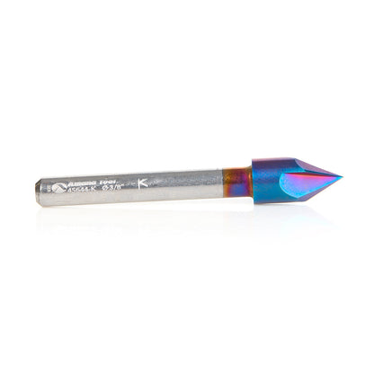 Amana Tool - 45644-K - 60D V GROOVE 3FL 1/4"D SPEKTRA