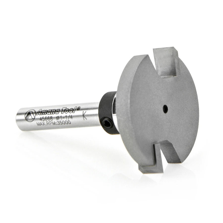 Amana Tool - 45668 - 1/4 KERF 1-1/4 T-SLOT UPPER BB