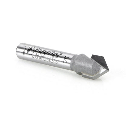 Amana Tool - 45700 - 90D V GROOVE 3/8 DIA 1/4 SHANK