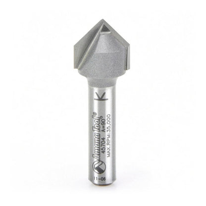 Amana Tool - 45704 - 90D V GROOVE 1/2 DIA 1/4 SHANK