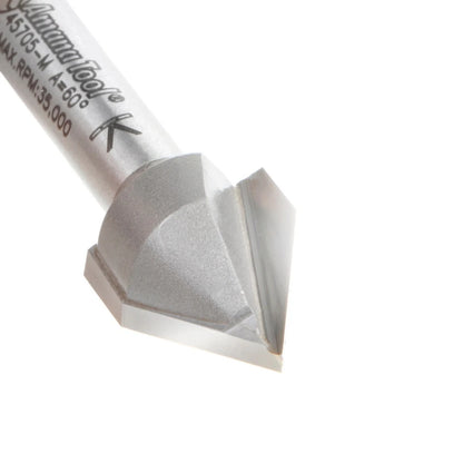 Amana Tool - 45705-M - 60D V GROOVE 12mmDIA 6mm SHANK