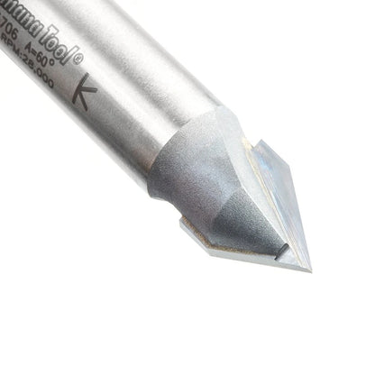 Amana Tool - 45706 - 60D V GROOVE 1/2 DIA 1/2 SHANK