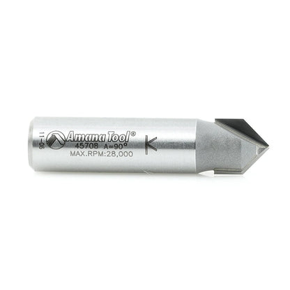 Amana Tool - 45708 - 90DV GROOVE 1/2 DIA 1/2 SHANK.