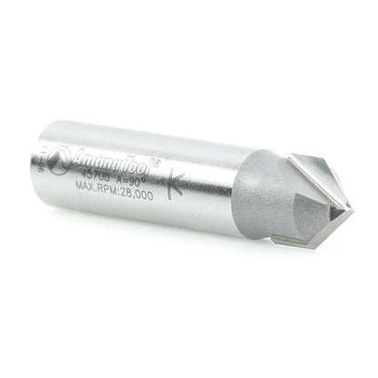 Amana Tool - 45708 - 90DV GROOVE 1/2 DIA 1/2 SHANK.