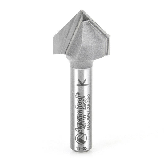 Amana Tool - 45710 - 90DV GROOVE 5/8 DIA 1/4 SHANK.