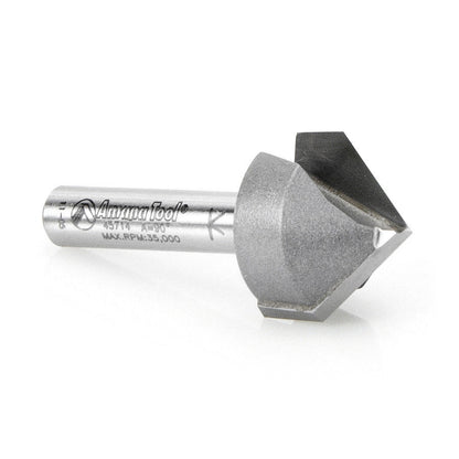 Amana Tool - 45714 - 90DV GROOVE 3/4 DIA 1/4 SHANK.