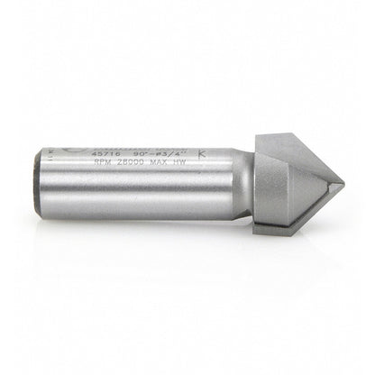 Amana Tool - 45716 - 90D V GROOVE 3/4 DIA 1/2 SHANK