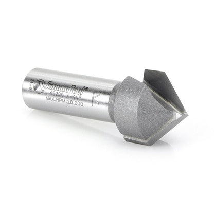 Amana Tool - 45720 - 90D V GROOVE 7/8 DIA 1/2 SHANK
