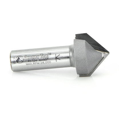 Amana Tool - 45724 - 90DV GROOVE 1 INCH DIA 1/2 SHK