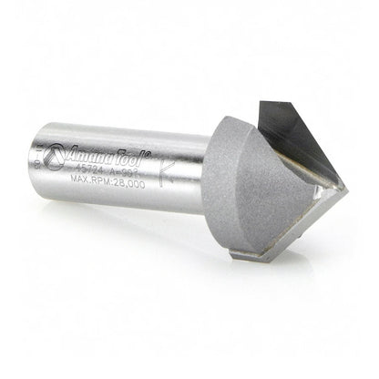 Amana Tool - 45724 - 90DV GROOVE 1 INCH DIA 1/2 SHK