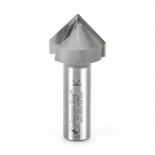 Amana Tool - 45724 - 90DV GROOVE 1 INCH DIA 1/2 SHK
