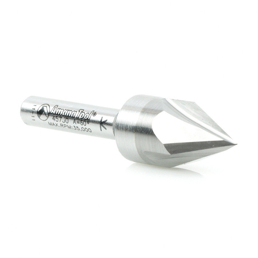 Amana Tool - 45730 - 60D V GROOVE ENGRAVING 1/4 SHK