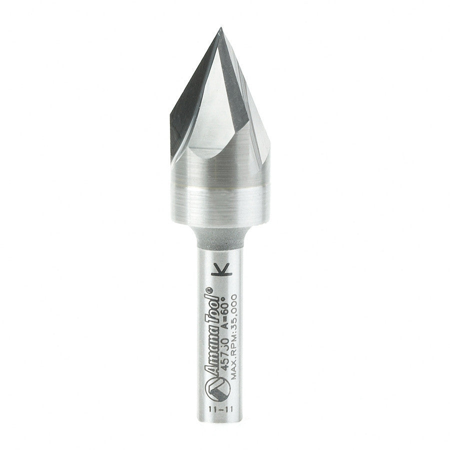 Amana Tool - 45730 - 60D V GROOVE ENGRAVING 1/4 SHK