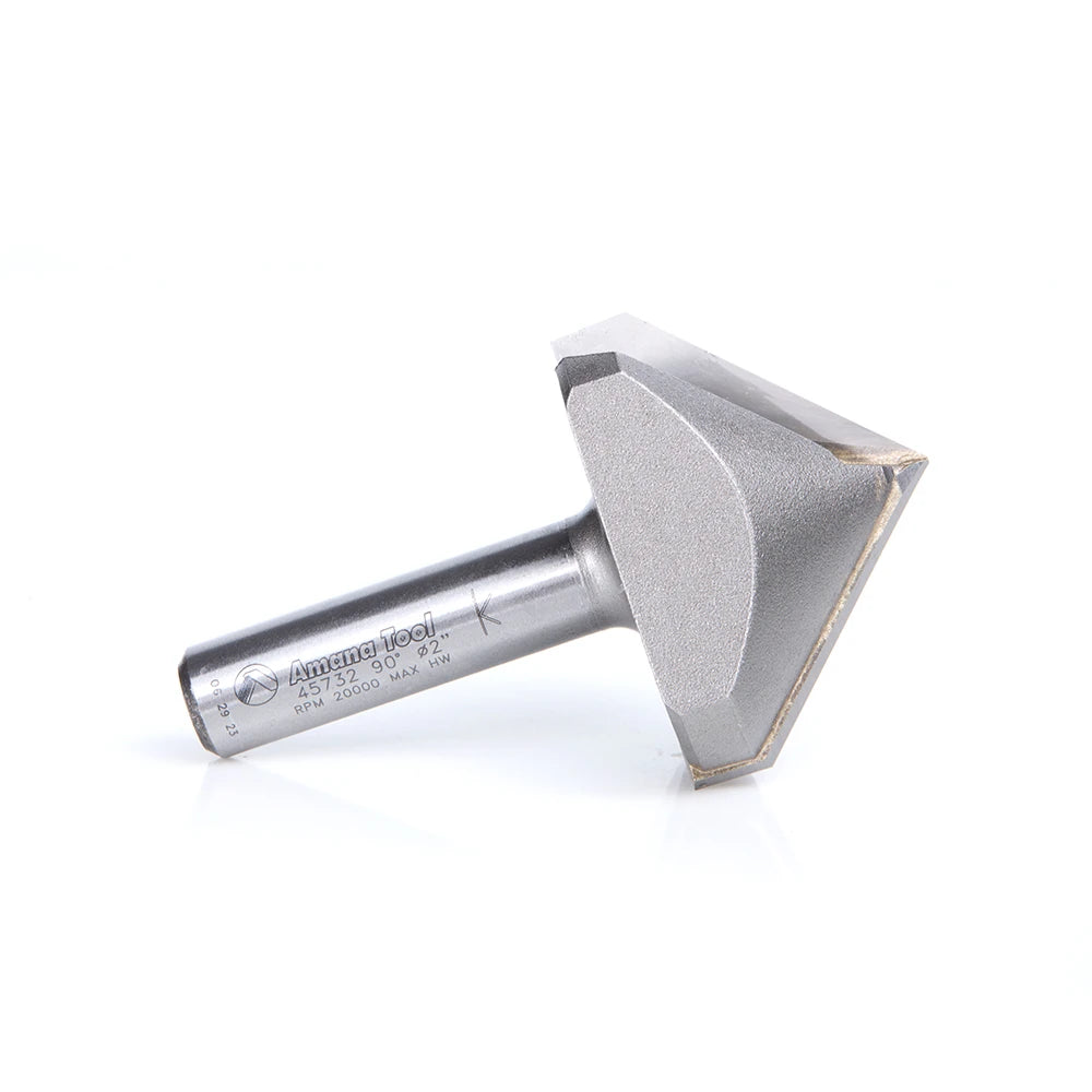 Amana Tool - 45732 - 90DV GROOVE 2 INCH DIA 1/2 SHK