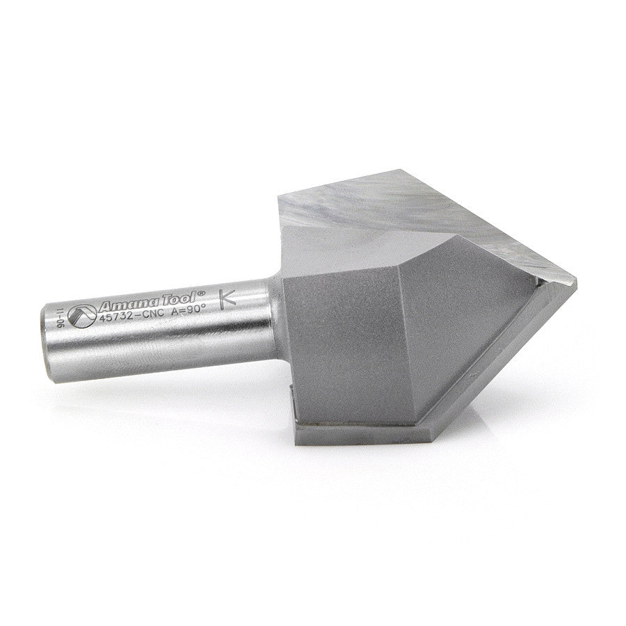 Amana Tool - 45732-CNC - 90DV GROOVE 2 INCH DIA FOR CNC