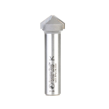 Amana Tool - 45735 - 108D .090" V ACM 3/4Dx1/2 SHK