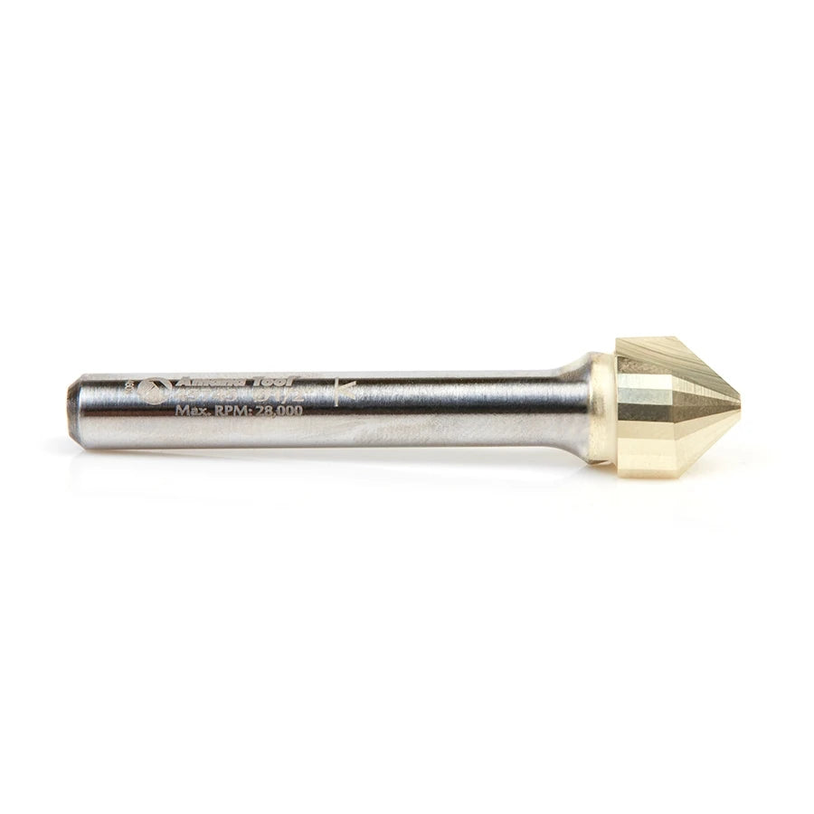 Amana Tool - 45745 - 90D.090 V ACM SC ZrN 1/4 SHANK