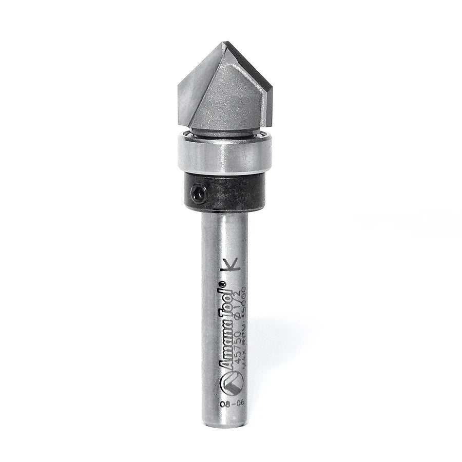 Amana Tool - 45750 - 90D VGROOVE 1/2 DIA. UPPER B.B