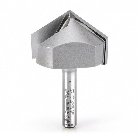 Amana Tool - 45754 - 110D V GROOVE 1-1/4 DIA 1/4SHK