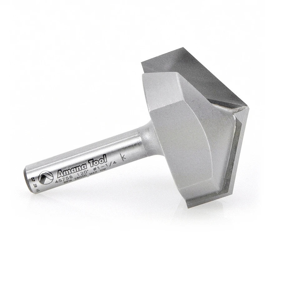 Amana Tool - 45756 - 120D VGROOVE 1-1/4 DIA 1/4 SHK