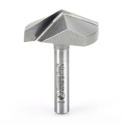Amana Tool - 45758 - 130D VGROOVE 1-1/4 DIA 1/4 SHK