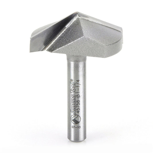 Amana Tool - 45758 - 130D VGROOVE 1-1/4 DIA 1/4 SHK