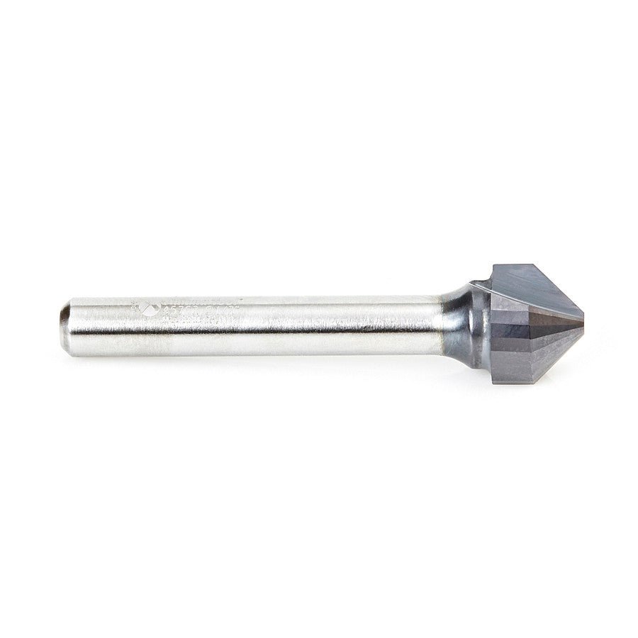 Amana Tool - 45762 - 90D.090 V ACM SC 1/4 SHK AlTiN
