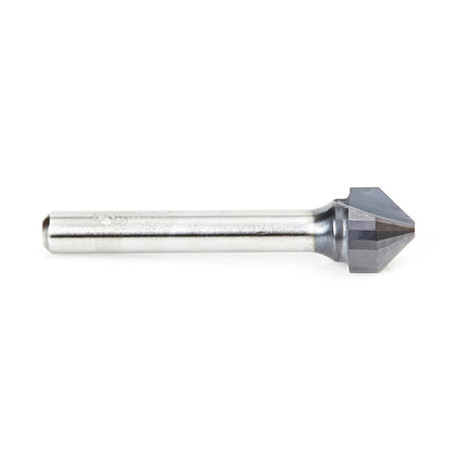 Amana Tool - 45762 - 90D.090 V ACM SC 1/4 SHK AlTiN