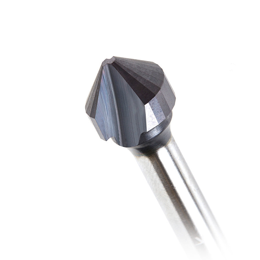 Amana Tool - 45762 - 90D.090 V ACM SC 1/4 SHK AlTiN
