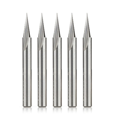 Amana Tool - 45783-5 - 5PCS CARVING LINER 18D 1/4"SHK